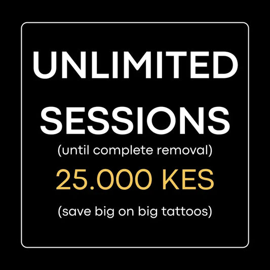 Unlimited Laser Tattoo Removal Sessions Package For Complete Tattoo Removal - Unlimited Laser Treatment Sessions Package
