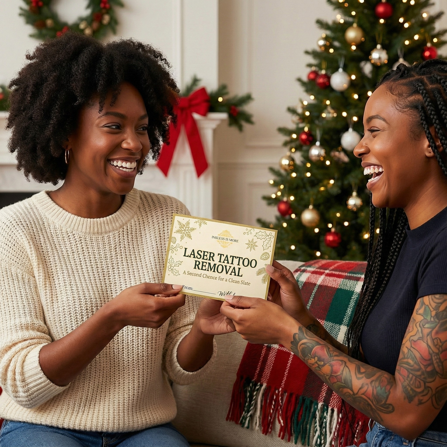 Laser Tattoo Removal Gift Card - Inkless is More